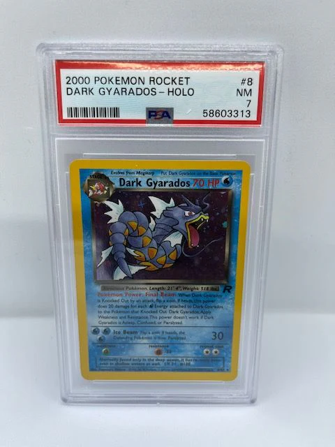 Dark Gyarados 8/82 PSA 7 Graded Rare Pokemon Card (2000 Pokemon Rocket)