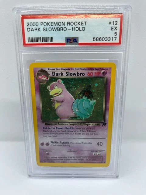 Dark Slowbro 12/82 PSA 5 Graded Rare Pokemon Card (2000 Pokemon Rocket)