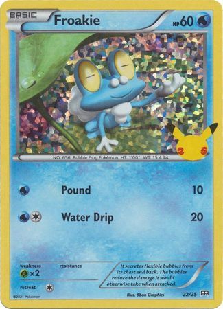 Froakie 22/25 Holo Pokemon Card (McDonalds Collection 2021)