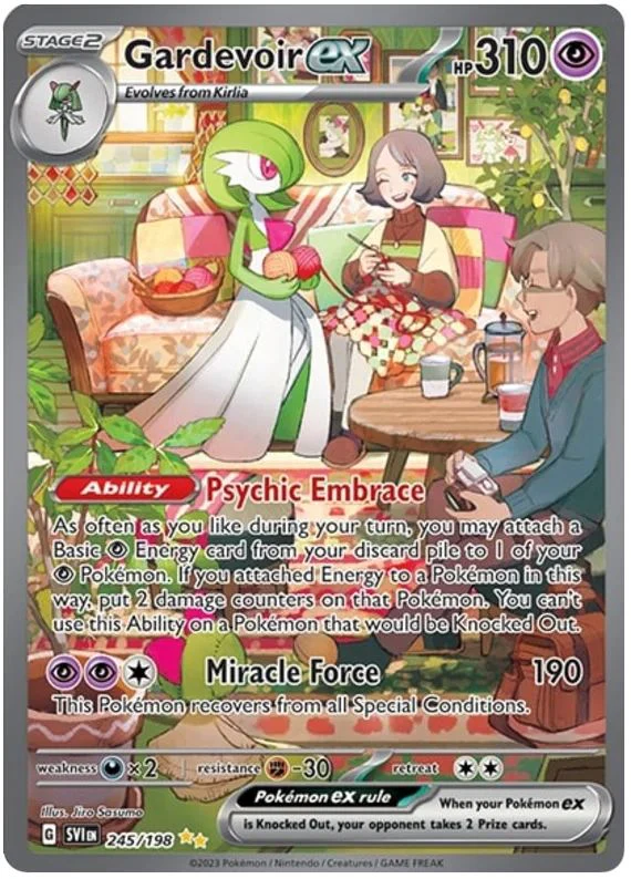 Gardevoir ex 245/198 Special Illustration Rare Pokemon Card (Scarlet & Violet Base)