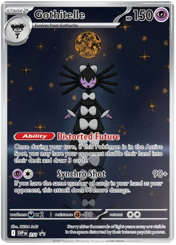 Gothitelle SVP211 Pokemon Promo Card (SV Promo Series)