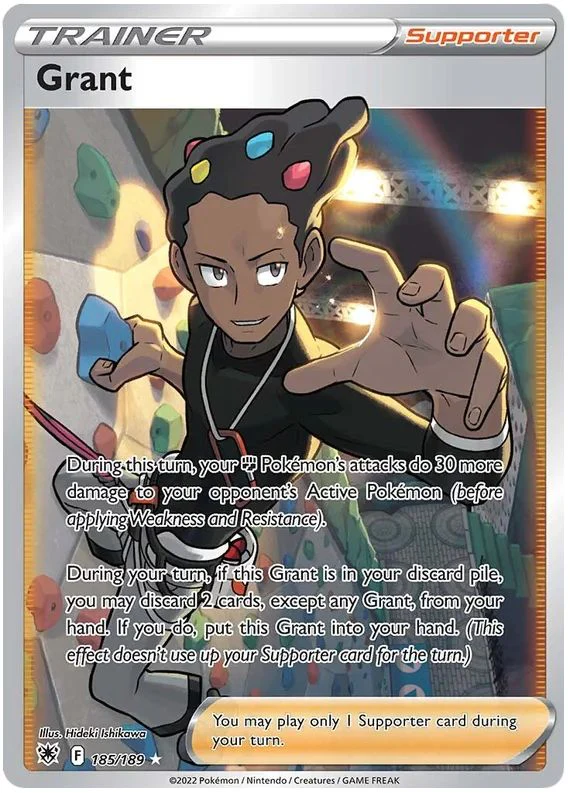 Grant 185/189 Rare Ultra Pokemon Card (SWSH Astral Radiance)