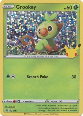 Grookey 8/25 Holo Pokemon Card (McDonalds Collection 2021)