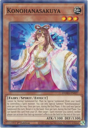 Konohanasakuya DAMA-EN027 Common Yu-Gi-Oh Card (Dawn of Majesty)