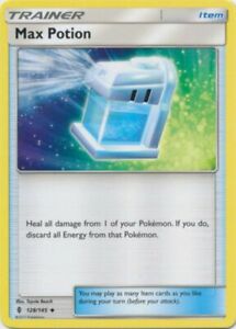 Max Potion 128/145 Uncommon Pokemon Card (SM Guardians Rising)