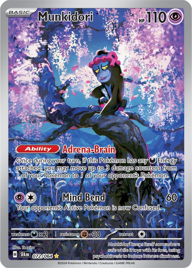 Munkidori 072/064 Illustration Rare Pokemon Card (SV Shrouded Fable)