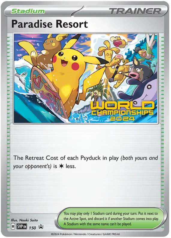 Paradise Resort SVP150 Pokemon Promo Card (SV Promo Series)
