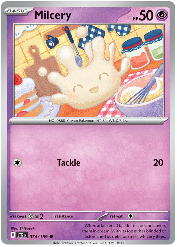 Milcery 074/159 Common Pokemon Card (Scarlet & Violet Journey Together)