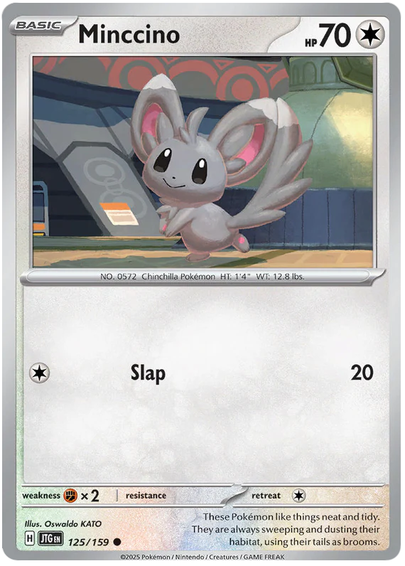 Minccino 125/159 Common Pokemon Card (Scarlet & Violet Journey Together)