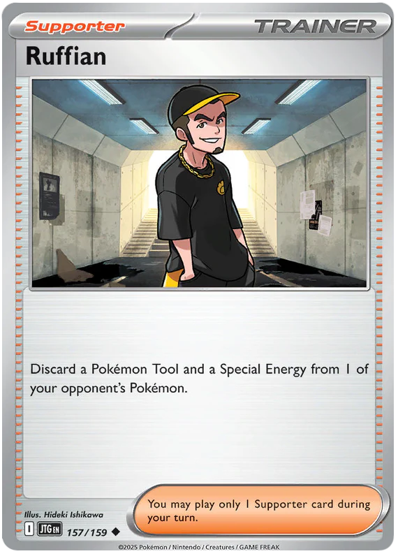 Ruffian 157/159 Uncommon Pokemon Card (Scarlet & Violet Journey Together)