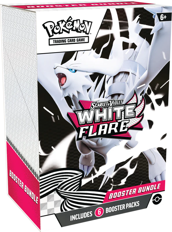 Pokemon TCG Scarlet & Violet White Flare Booster Bundle (6 Booster Packs)