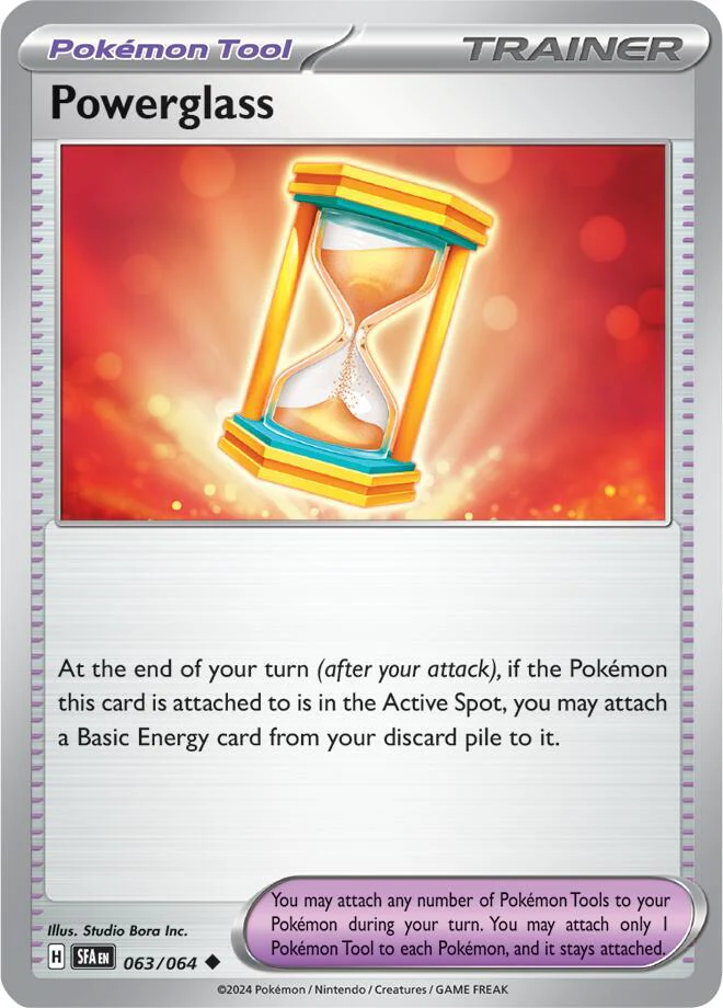 Powerglass 063/064 Uncommon Pokemon Card (SV Shrouded Fable)