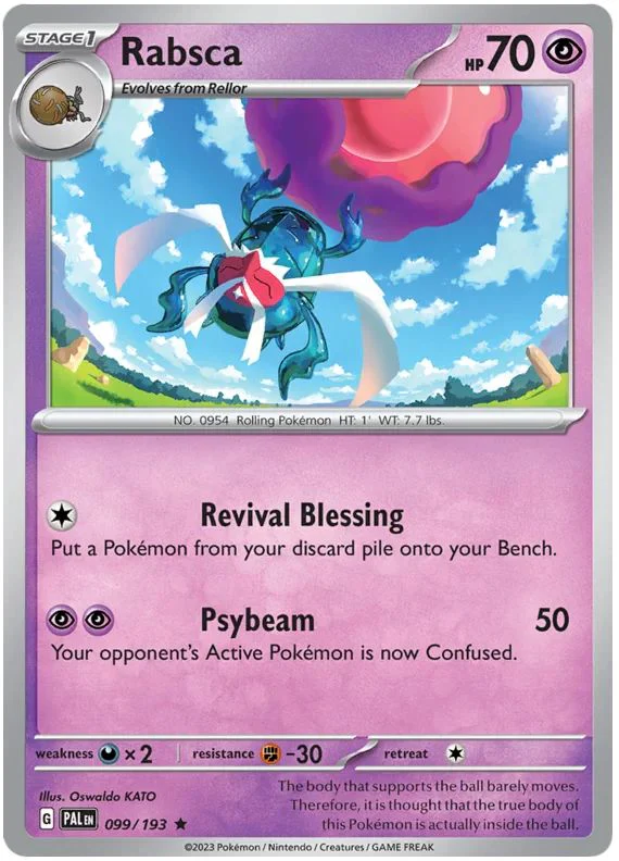 Rabsca 099/193 Rare Pokemon Card (SV2 Paldea Evolved)