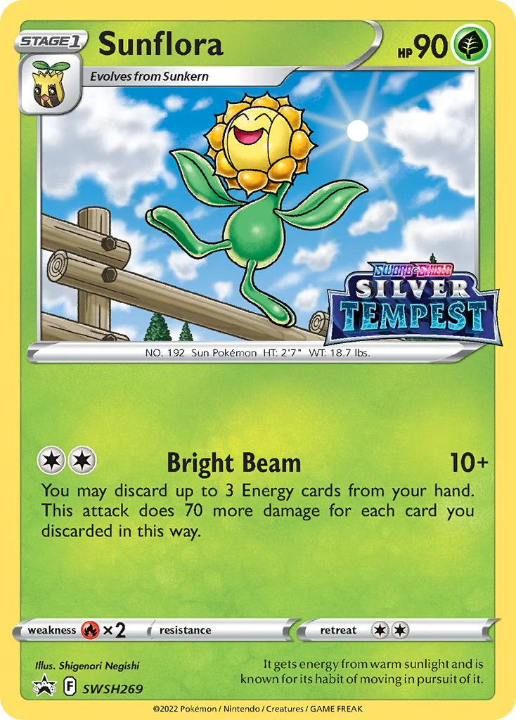 Sunflora SWSH269 Pokemon Promo Card (SWSH Promo Series)