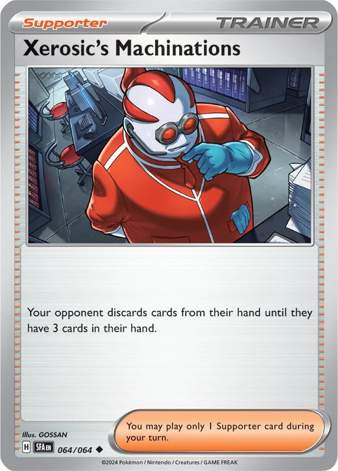 Xerosic's Machinations 064/064 Uncommon Pokemon Card (SV Shrouded Fable)