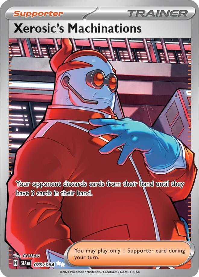 Xerosic's Machinations 089/064 Ultra Rare Pokemon Card (SV Shrouded Fable)